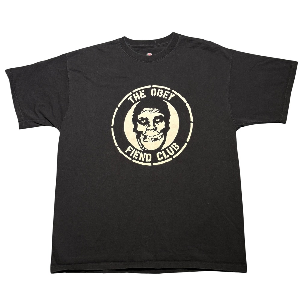 Obey The Obey Fiend Club Misfits T-Shirt Black XL